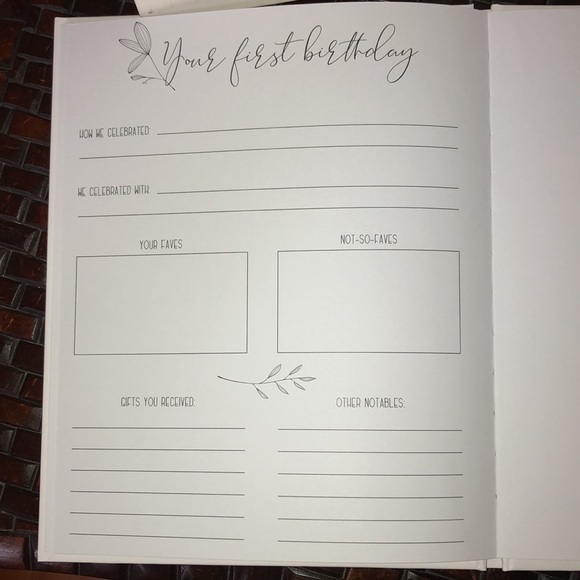 Baby Memory Book to capture your baby’s special moments and milestones. NIB - Picture 6 of 7